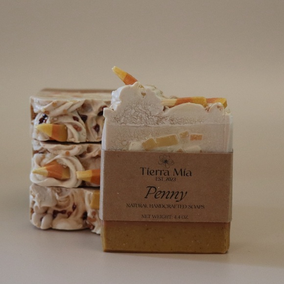 "Penny" Candy Corn Artisan Soap Bar - Picture 6 of 7